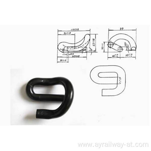 E type elastic rail clip Rail Spring clip for Railroad Supplier